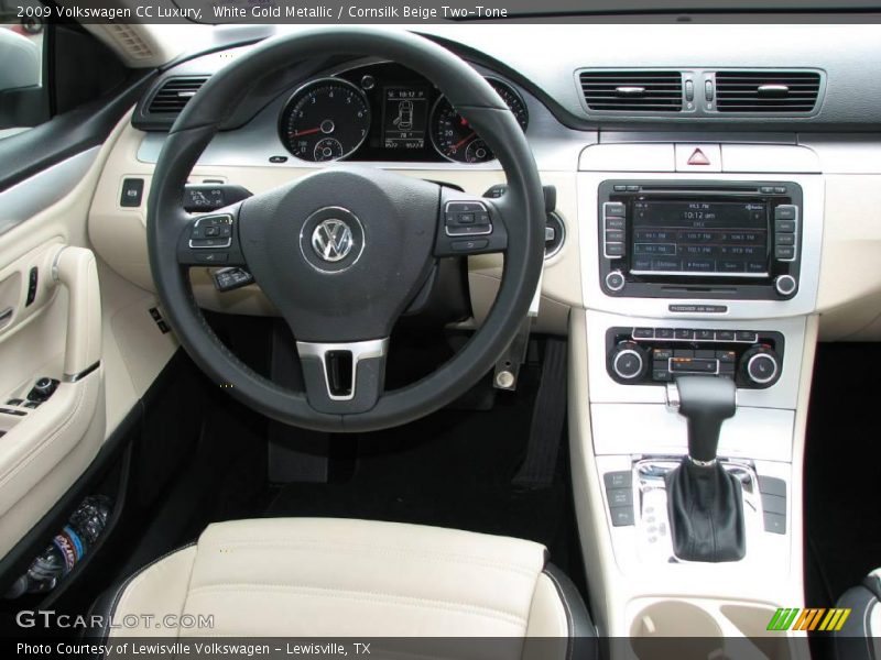 White Gold Metallic / Cornsilk Beige Two-Tone 2009 Volkswagen CC Luxury