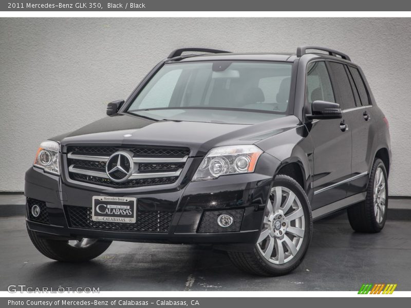 Black / Black 2011 Mercedes-Benz GLK 350
