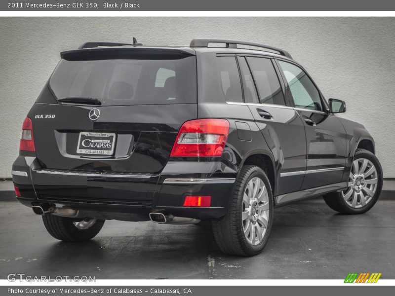 Black / Black 2011 Mercedes-Benz GLK 350