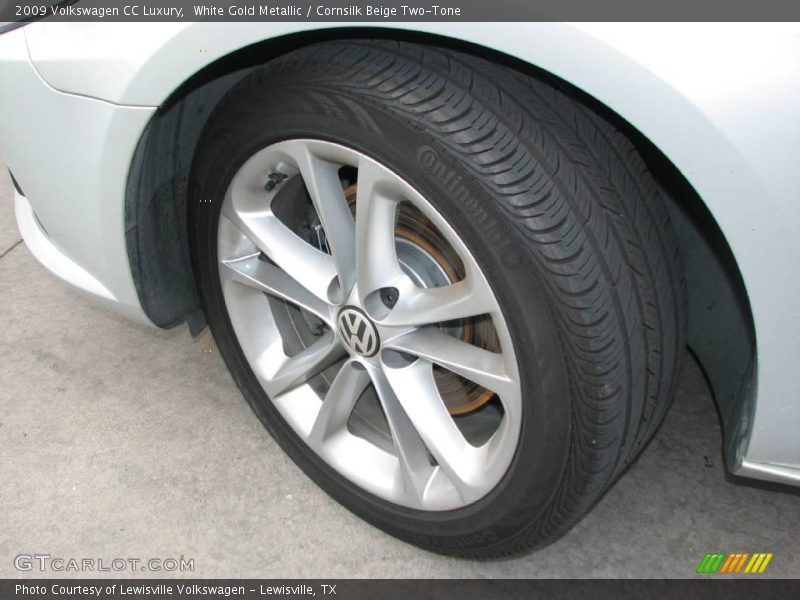 White Gold Metallic / Cornsilk Beige Two-Tone 2009 Volkswagen CC Luxury