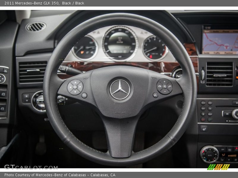 Black / Black 2011 Mercedes-Benz GLK 350