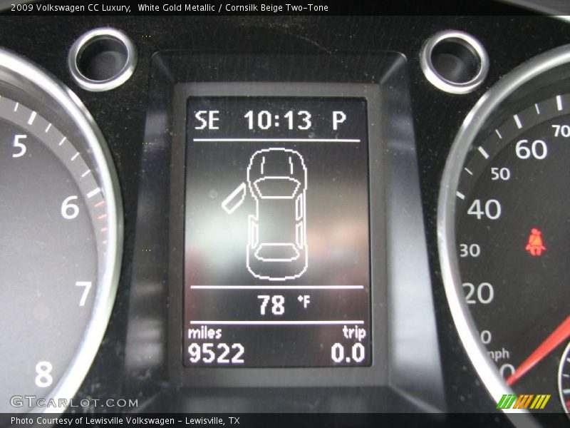 White Gold Metallic / Cornsilk Beige Two-Tone 2009 Volkswagen CC Luxury