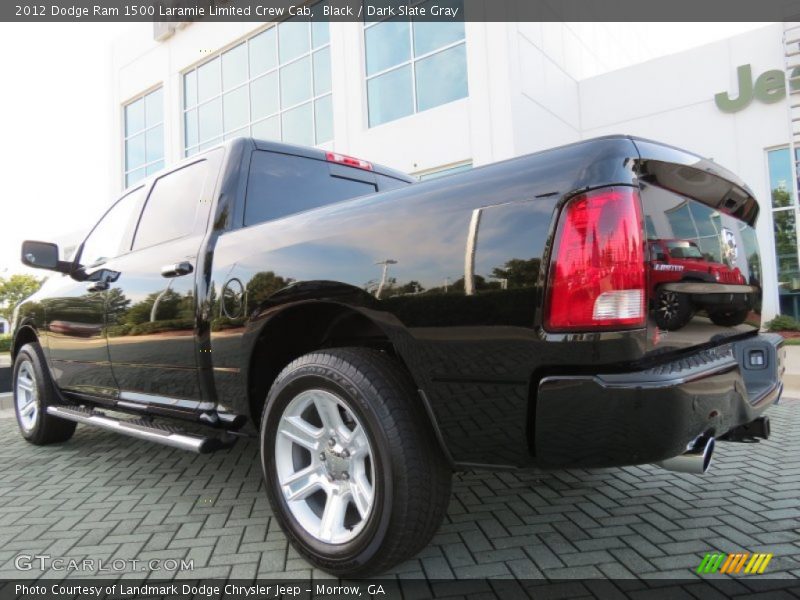 Black / Dark Slate Gray 2012 Dodge Ram 1500 Laramie Limited Crew Cab