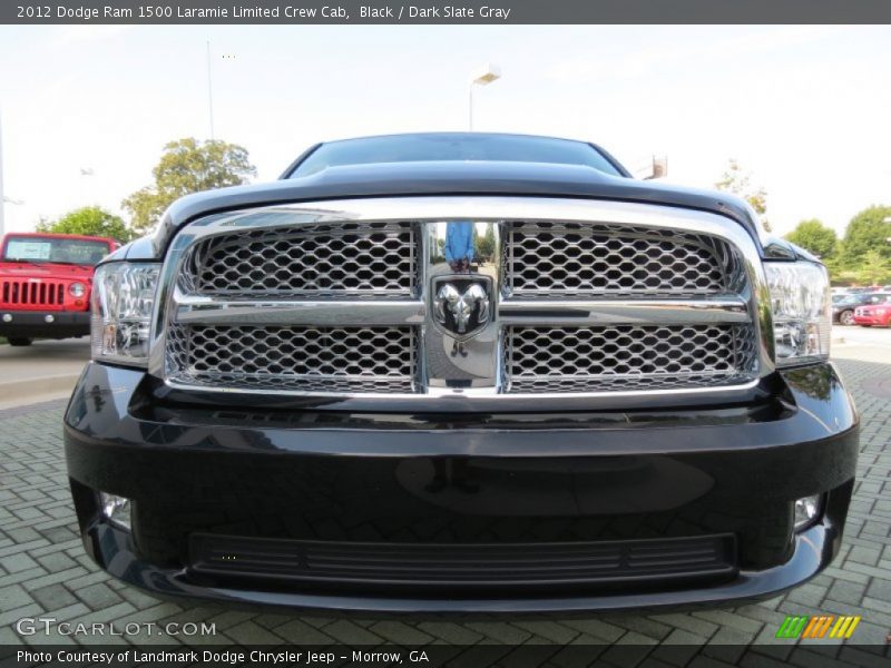 Black / Dark Slate Gray 2012 Dodge Ram 1500 Laramie Limited Crew Cab