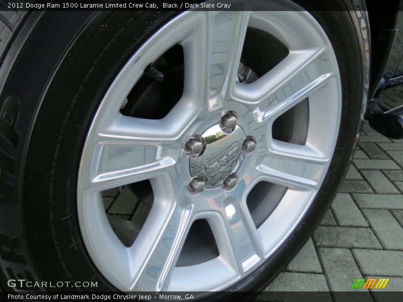 Black / Dark Slate Gray 2012 Dodge Ram 1500 Laramie Limited Crew Cab