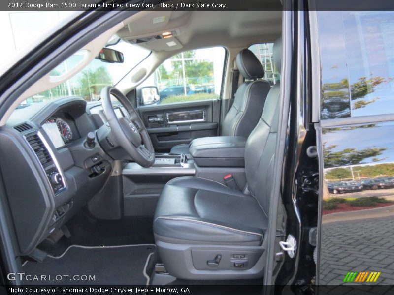 Black / Dark Slate Gray 2012 Dodge Ram 1500 Laramie Limited Crew Cab