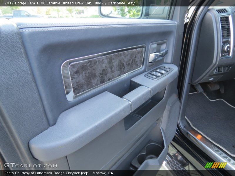 Black / Dark Slate Gray 2012 Dodge Ram 1500 Laramie Limited Crew Cab