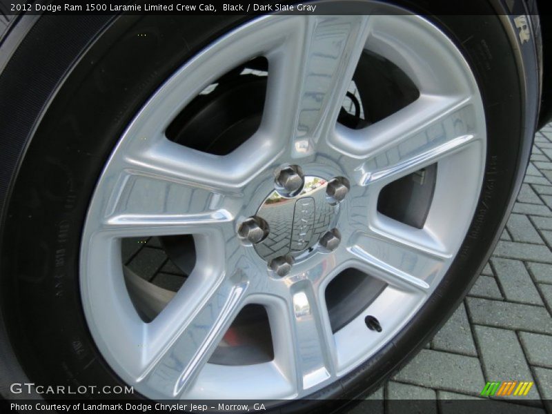 Black / Dark Slate Gray 2012 Dodge Ram 1500 Laramie Limited Crew Cab