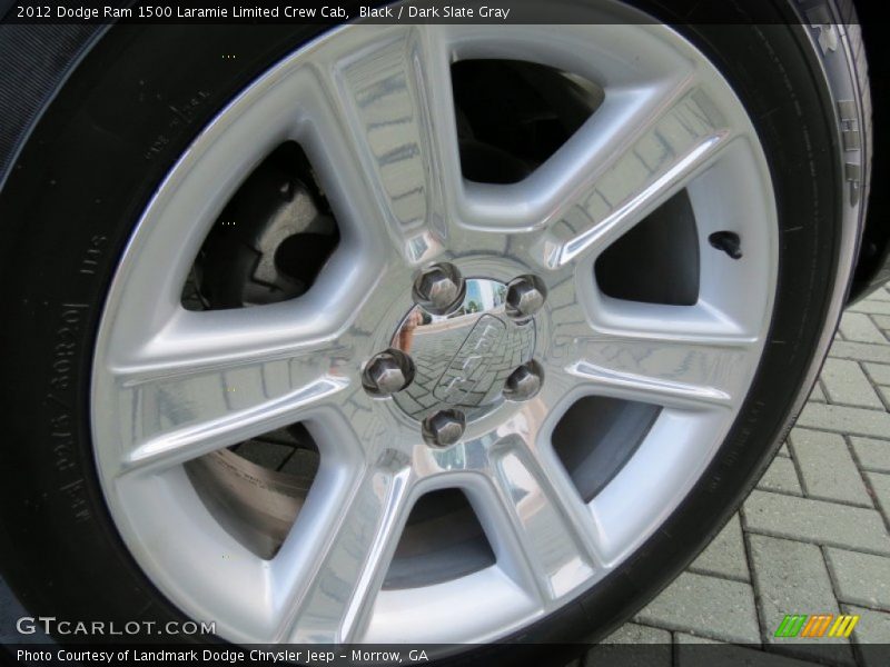 Black / Dark Slate Gray 2012 Dodge Ram 1500 Laramie Limited Crew Cab