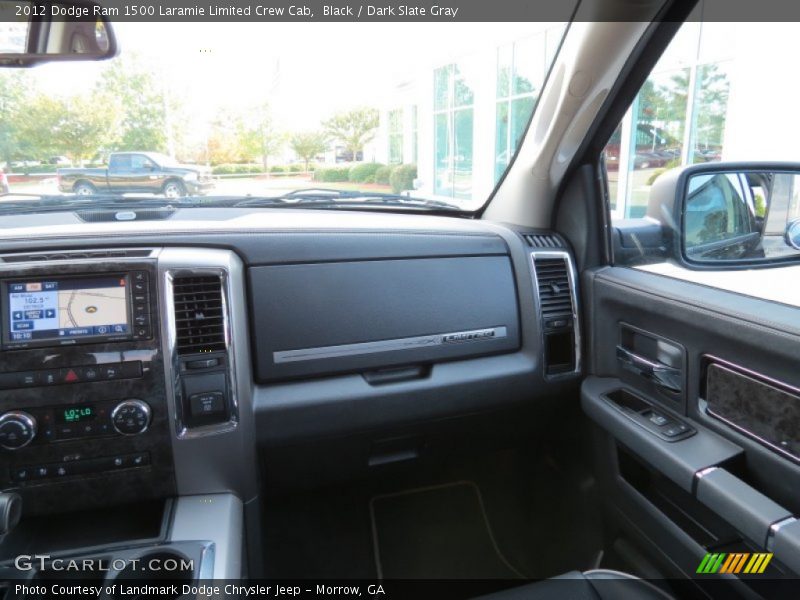 Black / Dark Slate Gray 2012 Dodge Ram 1500 Laramie Limited Crew Cab
