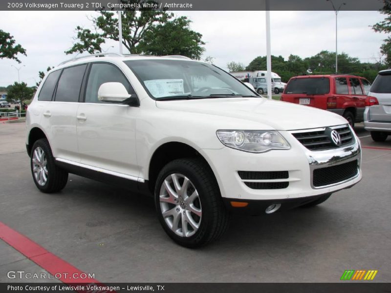 Campanella White / Anthracite 2009 Volkswagen Touareg 2 TDI