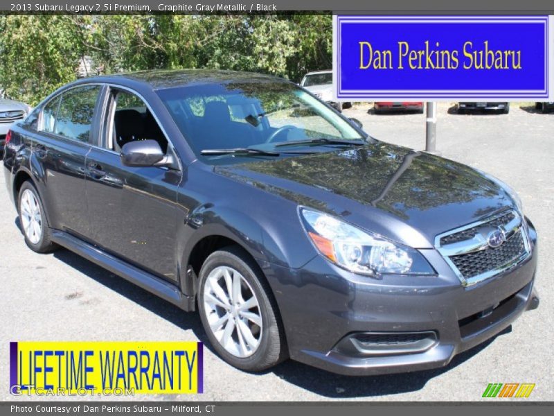 Graphite Gray Metallic / Black 2013 Subaru Legacy 2.5i Premium