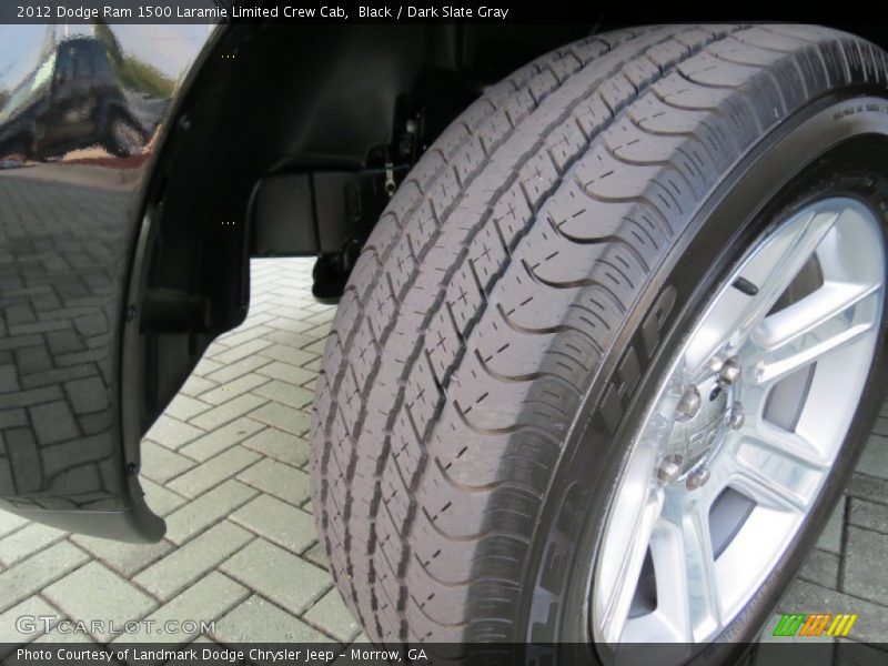 Black / Dark Slate Gray 2012 Dodge Ram 1500 Laramie Limited Crew Cab