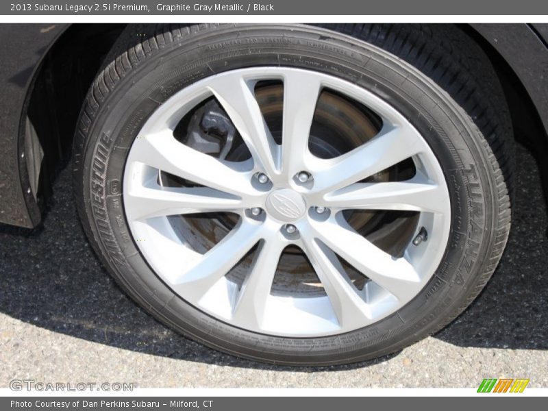Graphite Gray Metallic / Black 2013 Subaru Legacy 2.5i Premium
