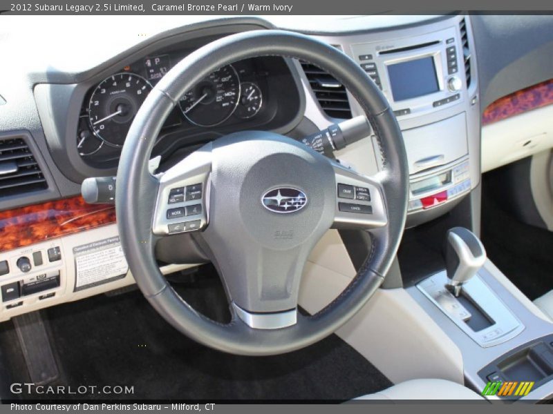 Caramel Bronze Pearl / Warm Ivory 2012 Subaru Legacy 2.5i Limited