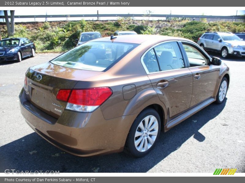 Caramel Bronze Pearl / Warm Ivory 2012 Subaru Legacy 2.5i Limited