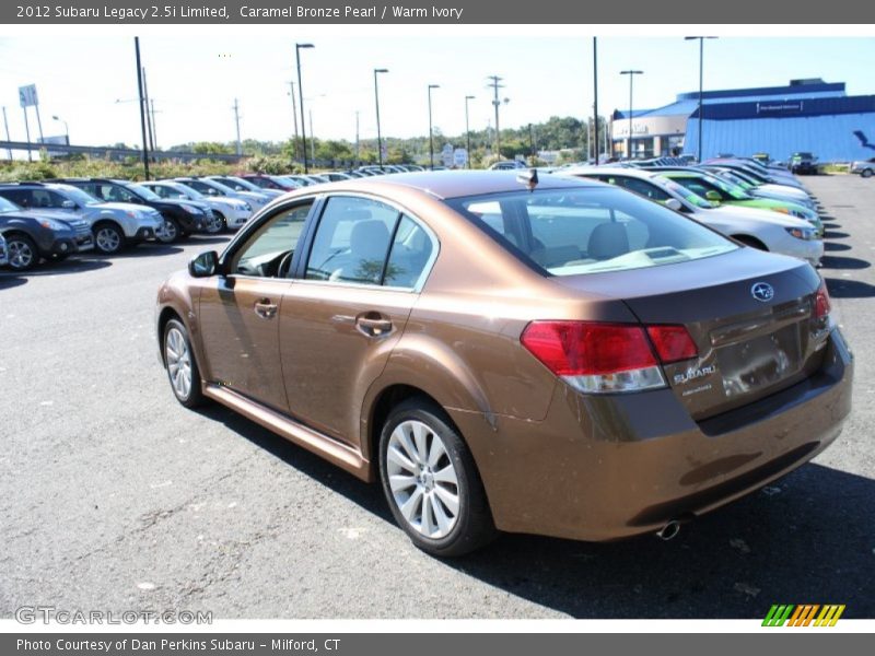 Caramel Bronze Pearl / Warm Ivory 2012 Subaru Legacy 2.5i Limited