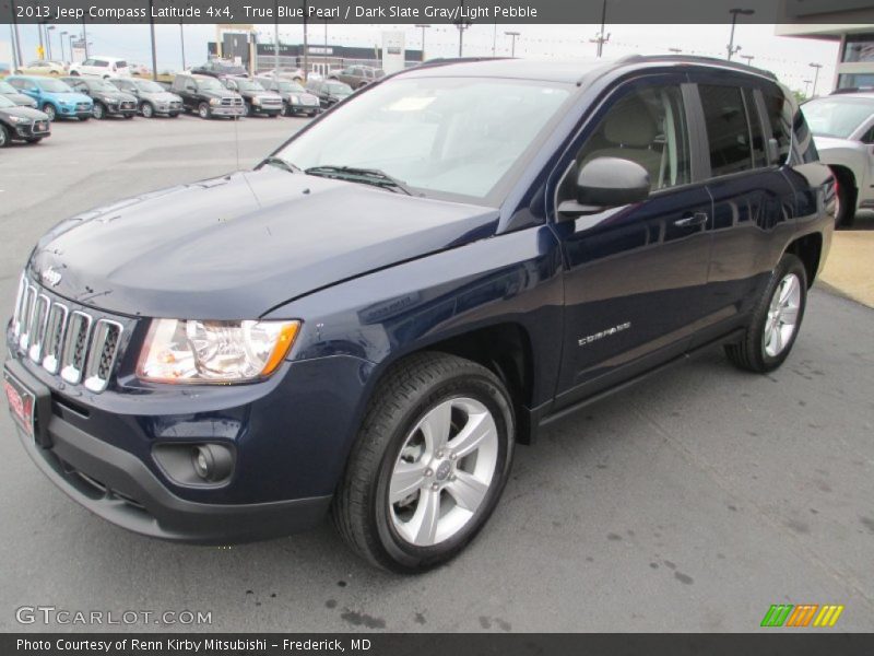 True Blue Pearl / Dark Slate Gray/Light Pebble 2013 Jeep Compass Latitude 4x4