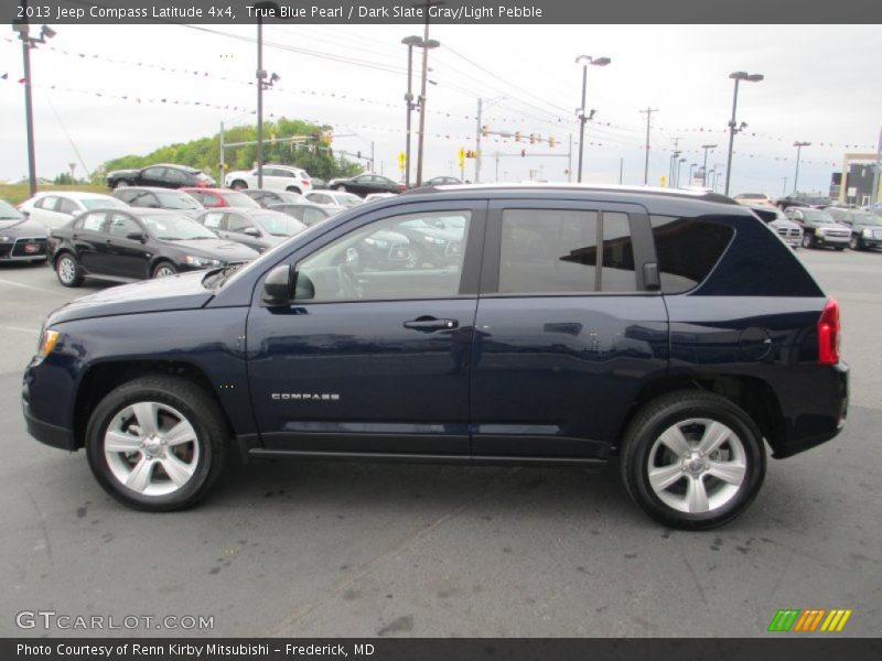 True Blue Pearl / Dark Slate Gray/Light Pebble 2013 Jeep Compass Latitude 4x4