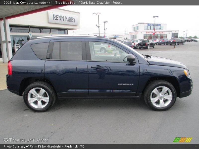 True Blue Pearl / Dark Slate Gray/Light Pebble 2013 Jeep Compass Latitude 4x4