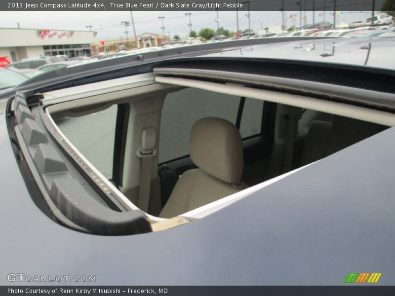 True Blue Pearl / Dark Slate Gray/Light Pebble 2013 Jeep Compass Latitude 4x4