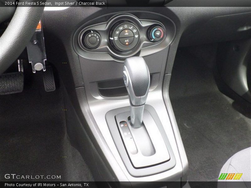 Ingot Silver / Charcoal Black 2014 Ford Fiesta S Sedan