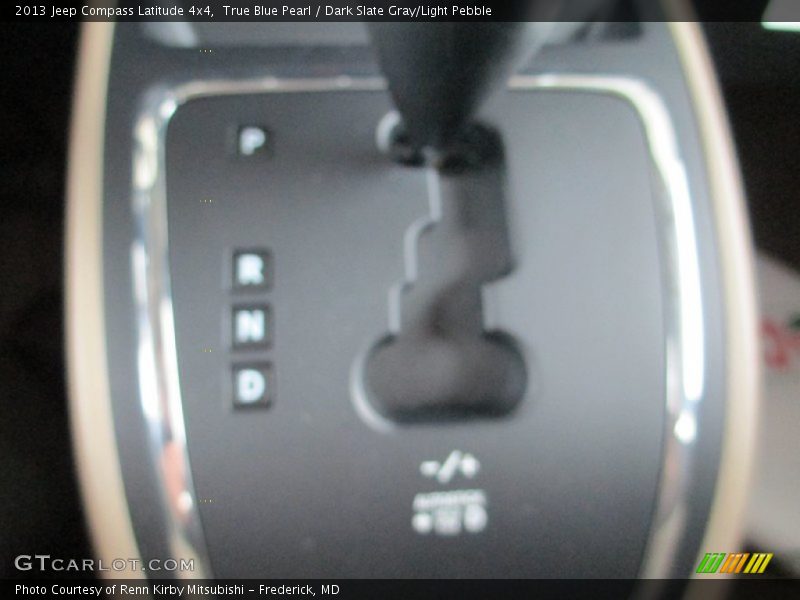 True Blue Pearl / Dark Slate Gray/Light Pebble 2013 Jeep Compass Latitude 4x4