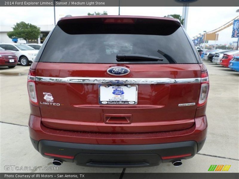 Sunset / Medium Light Stone 2014 Ford Explorer Limited
