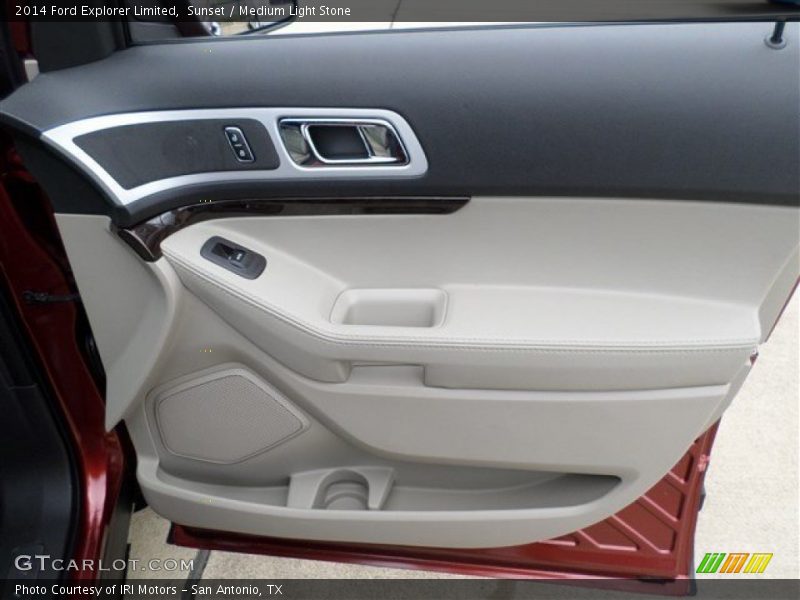 Sunset / Medium Light Stone 2014 Ford Explorer Limited