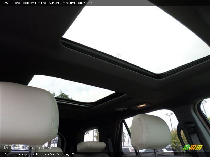 Sunset / Medium Light Stone 2014 Ford Explorer Limited