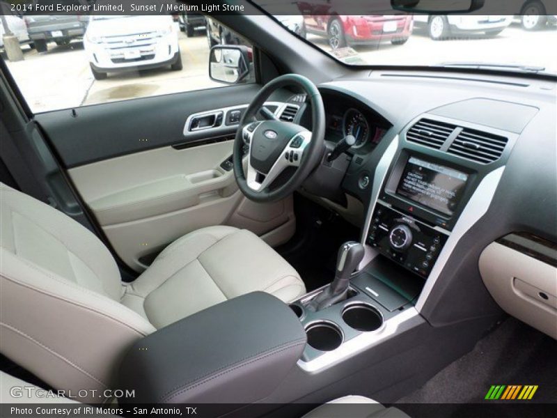 Sunset / Medium Light Stone 2014 Ford Explorer Limited