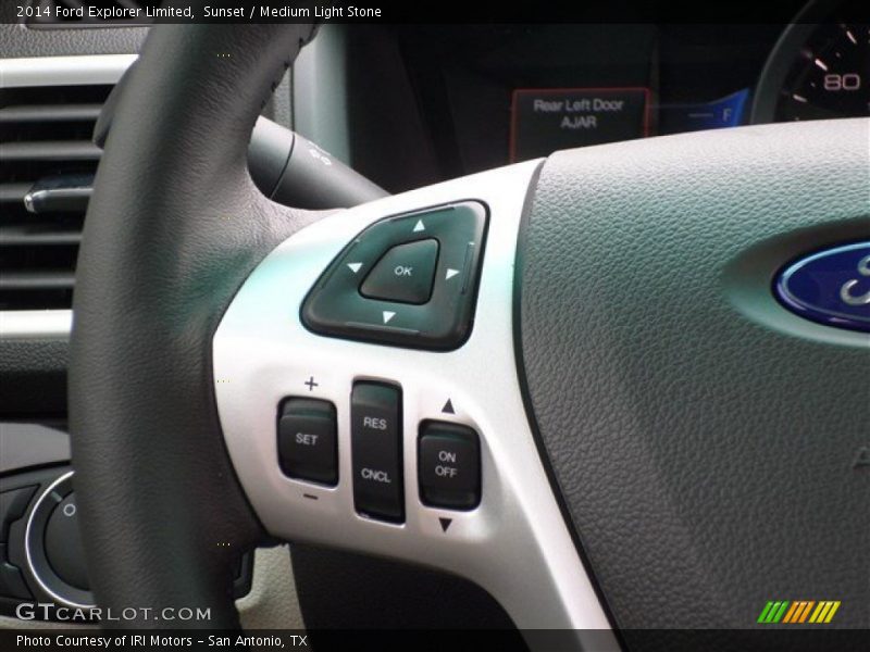 Sunset / Medium Light Stone 2014 Ford Explorer Limited