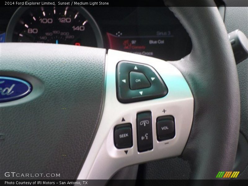 Sunset / Medium Light Stone 2014 Ford Explorer Limited