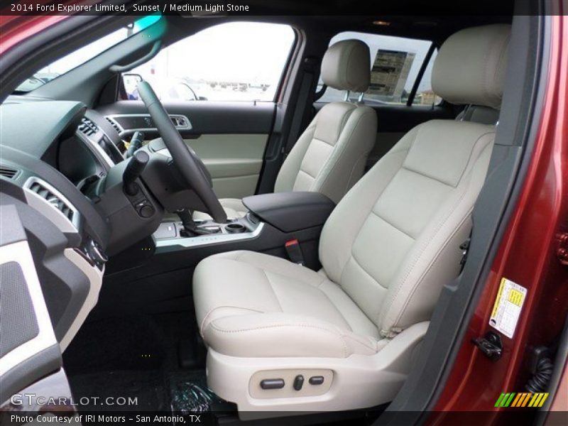 Sunset / Medium Light Stone 2014 Ford Explorer Limited
