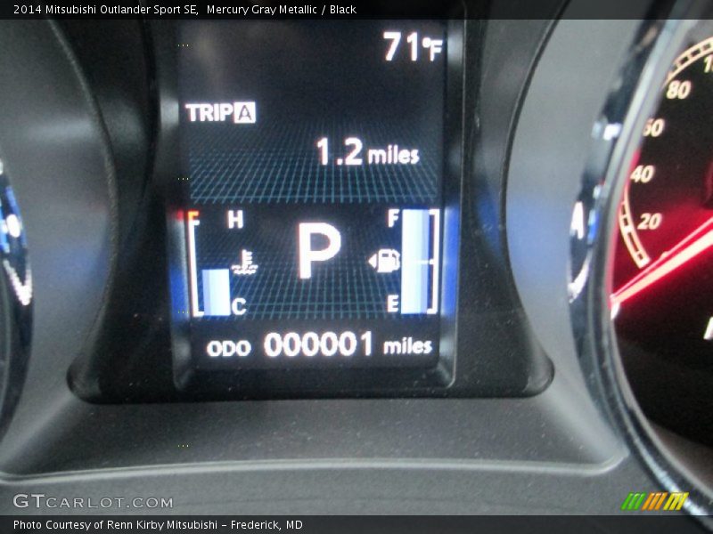 Mercury Gray Metallic / Black 2014 Mitsubishi Outlander Sport SE