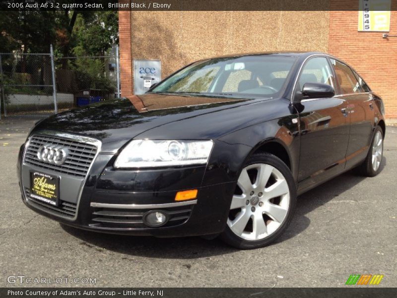 Brilliant Black / Ebony 2006 Audi A6 3.2 quattro Sedan
