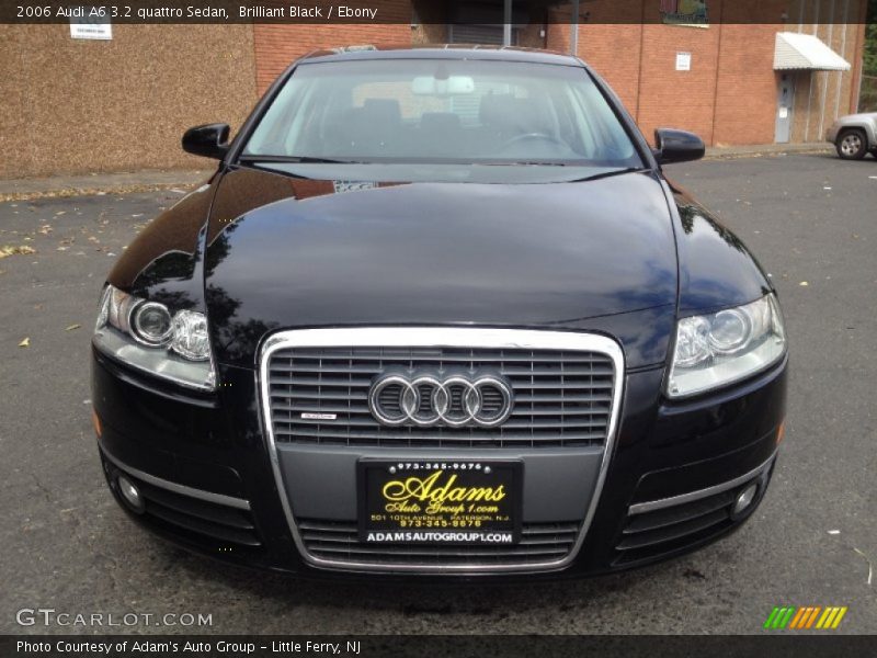Brilliant Black / Ebony 2006 Audi A6 3.2 quattro Sedan