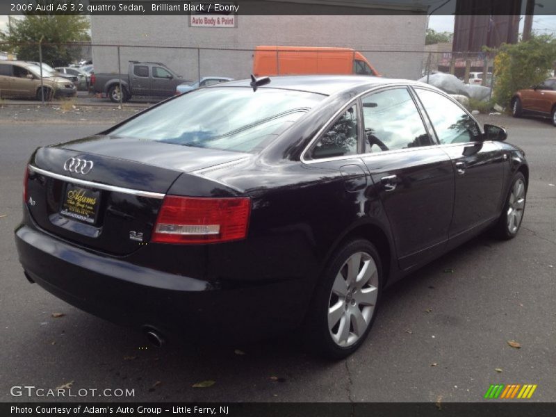 Brilliant Black / Ebony 2006 Audi A6 3.2 quattro Sedan