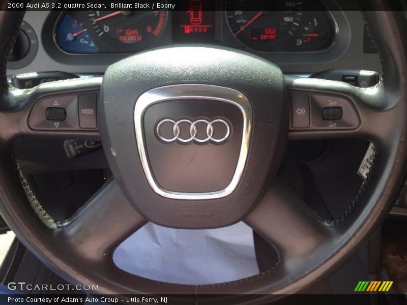 Brilliant Black / Ebony 2006 Audi A6 3.2 quattro Sedan