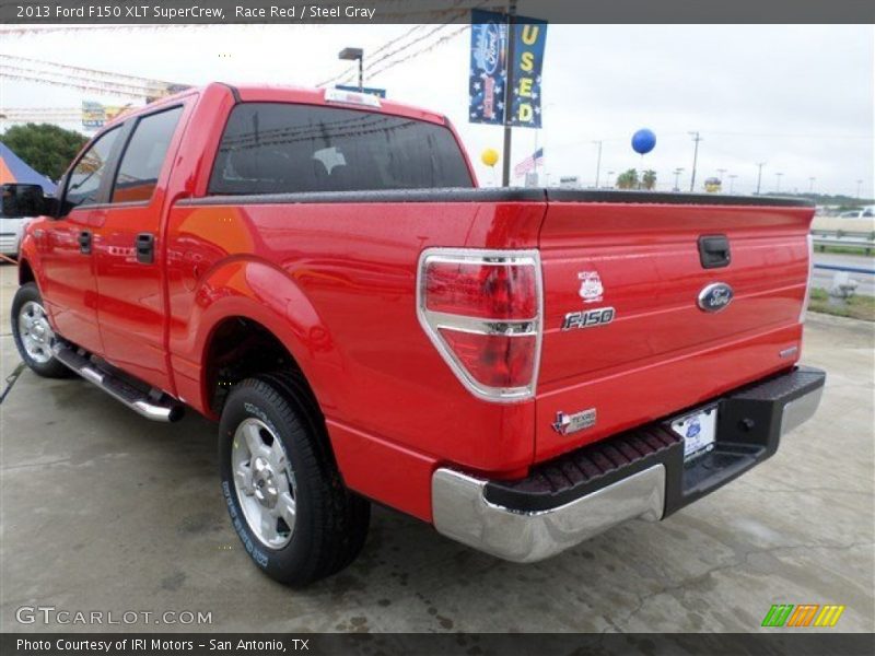 Race Red / Steel Gray 2013 Ford F150 XLT SuperCrew