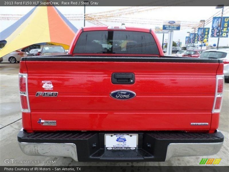 Race Red / Steel Gray 2013 Ford F150 XLT SuperCrew