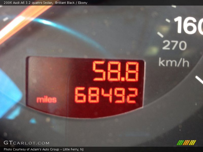 Brilliant Black / Ebony 2006 Audi A6 3.2 quattro Sedan