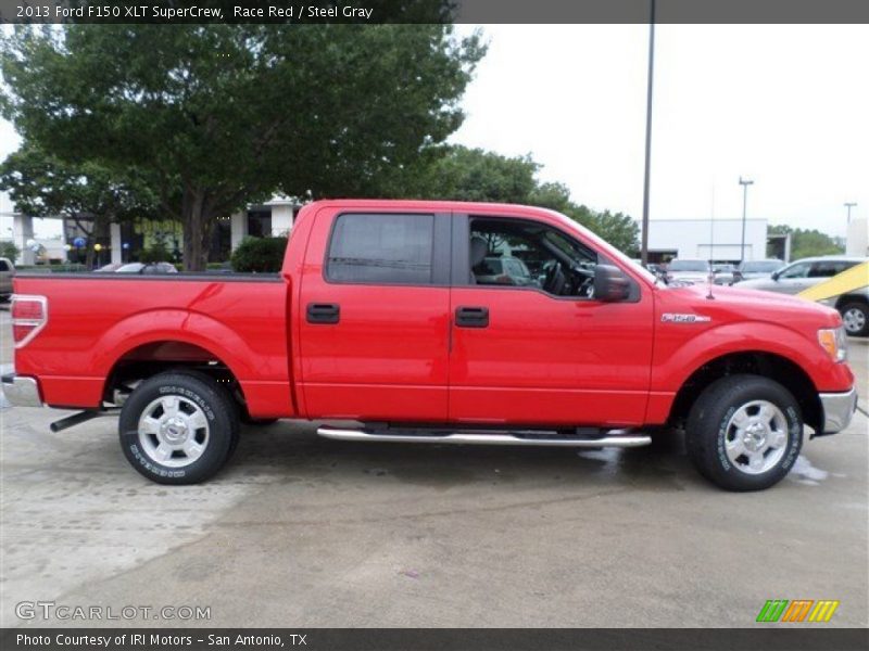 Race Red / Steel Gray 2013 Ford F150 XLT SuperCrew