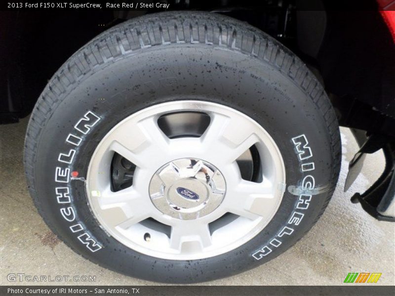 Race Red / Steel Gray 2013 Ford F150 XLT SuperCrew