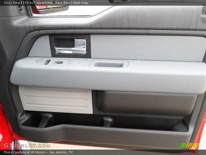 Race Red / Steel Gray 2013 Ford F150 XLT SuperCrew