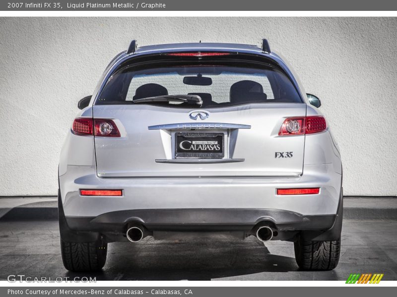 Liquid Platinum Metallic / Graphite 2007 Infiniti FX 35