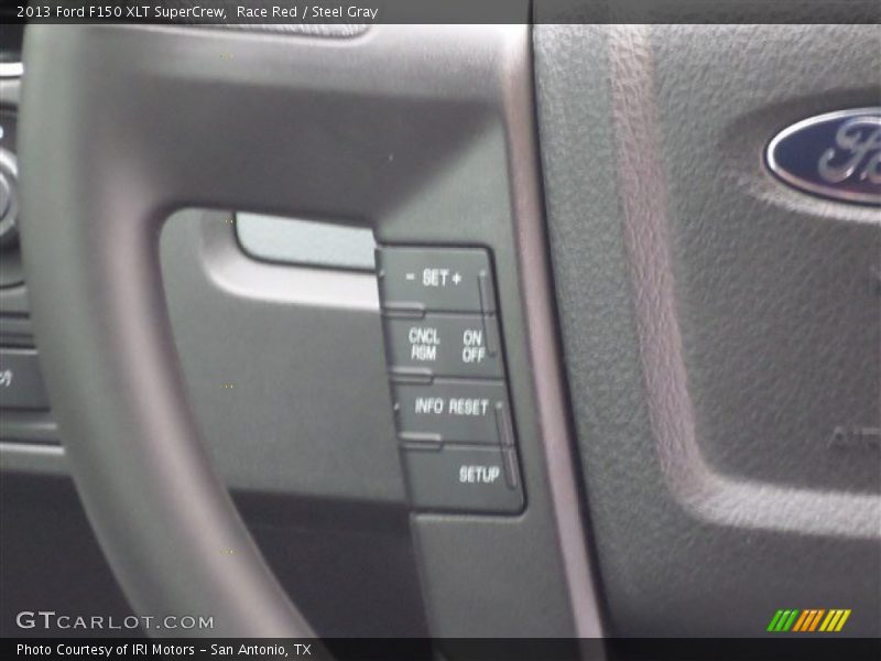 Race Red / Steel Gray 2013 Ford F150 XLT SuperCrew