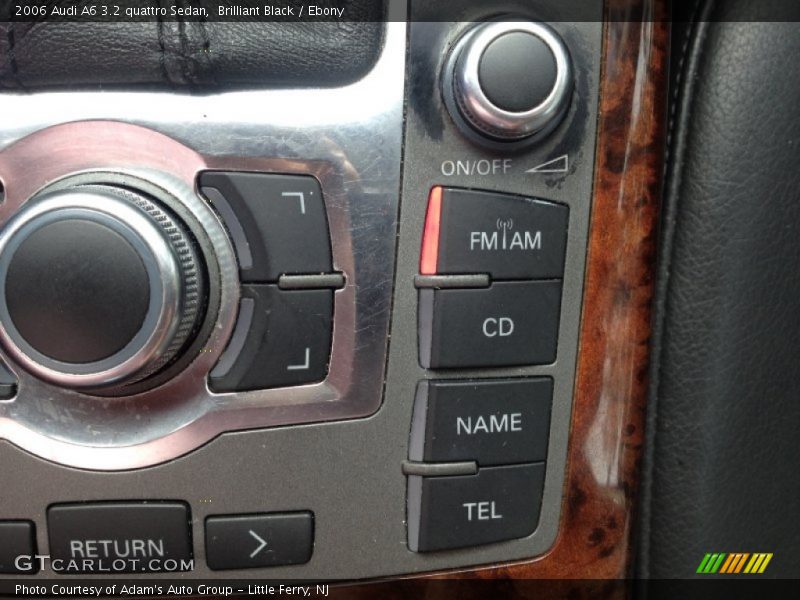 Brilliant Black / Ebony 2006 Audi A6 3.2 quattro Sedan