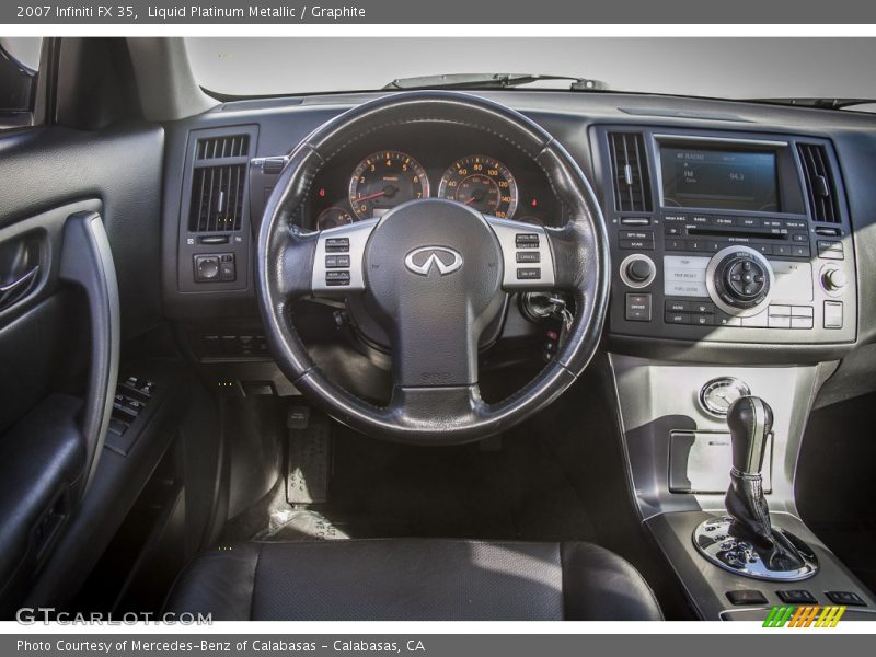 Liquid Platinum Metallic / Graphite 2007 Infiniti FX 35