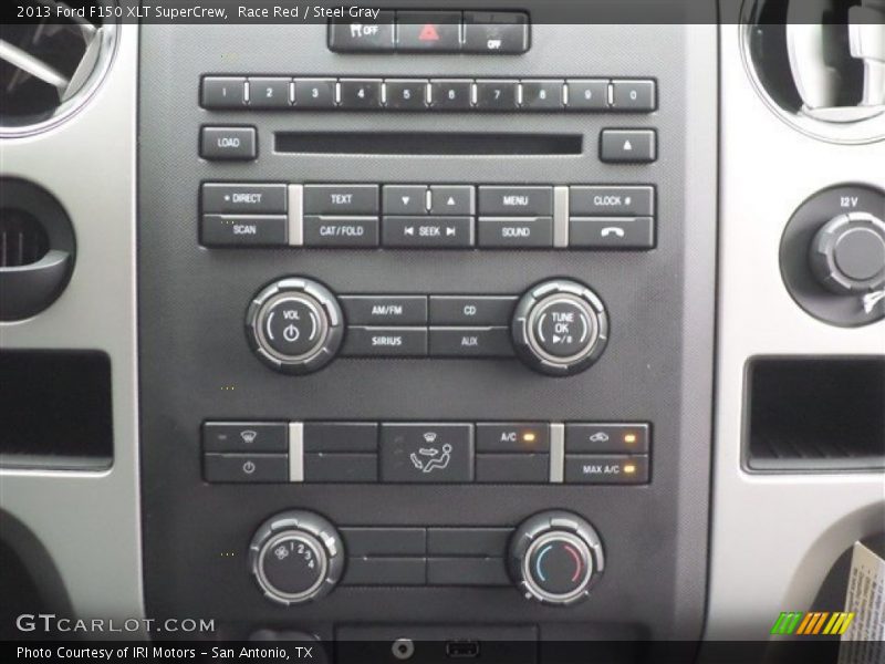 Race Red / Steel Gray 2013 Ford F150 XLT SuperCrew